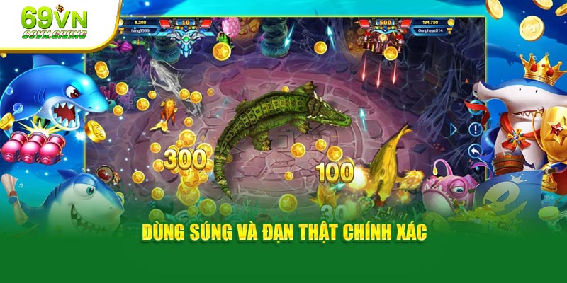Dùng súng và đạn thật chính xác
